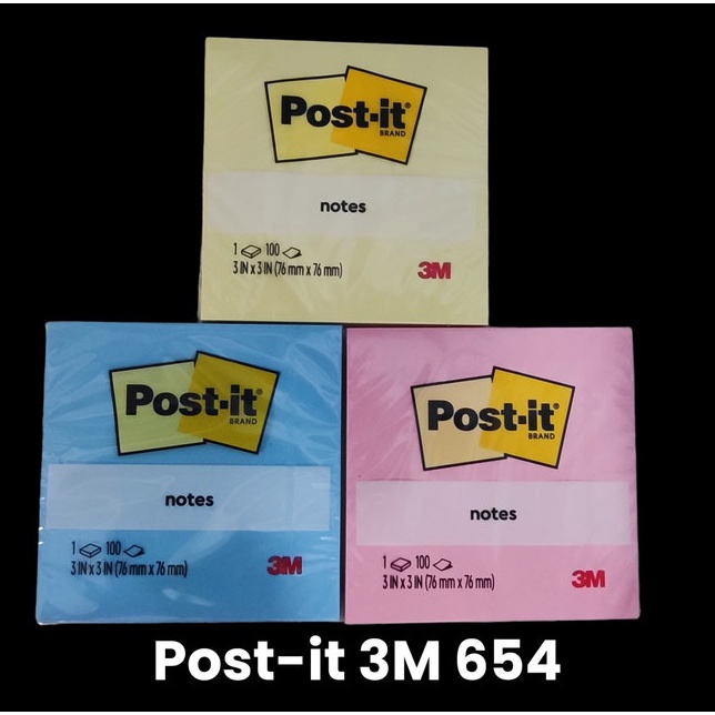 

Dijamin Puas Post it Notes 3M 654