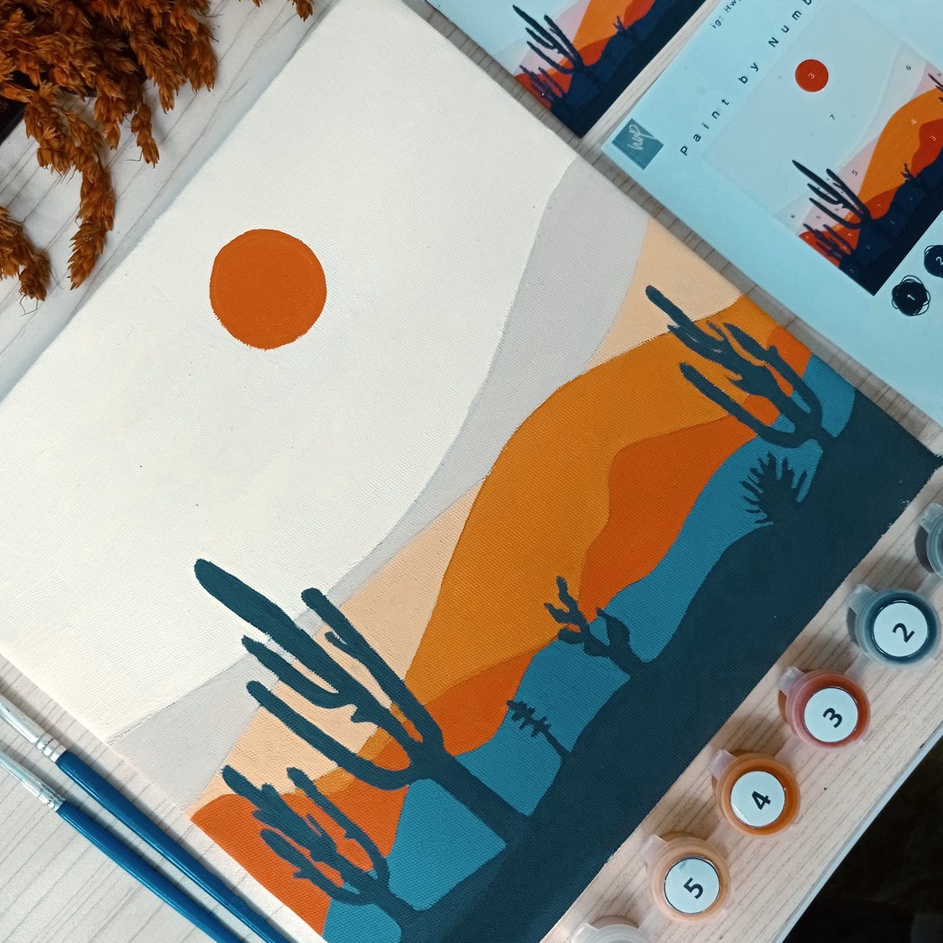 

Hemat Menarik Paint by Number Kit Cactus