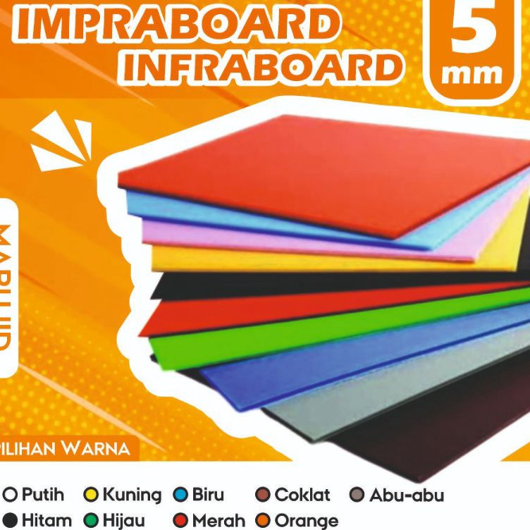 

Serbu Puas INFRABOARD IMPRABOARD 5X1cm 1X5cm Tebal 5mm PP BOARD