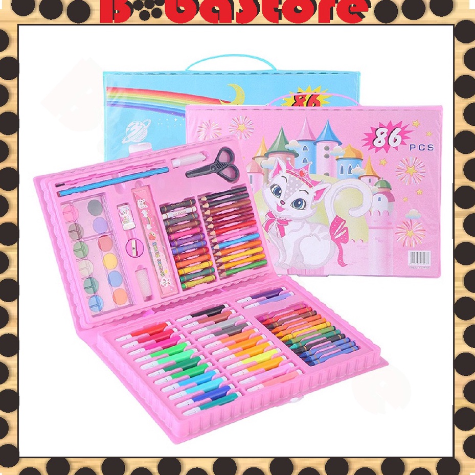 

Paket Hebat Bobastore Krayon Set Koper 86Pcs In 1 Alat Lukis Lengkap Crayon Full Set Kualitas Impor S56