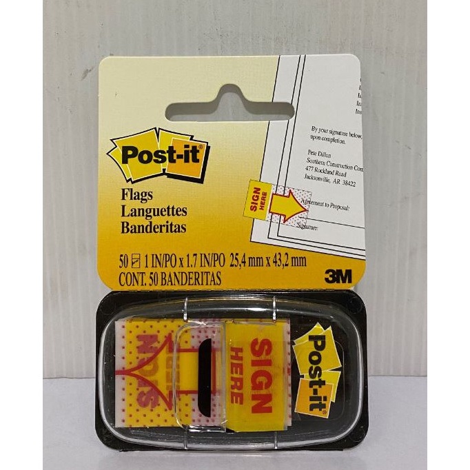 

Kualitas Puas Sticky Note Post it 3M Sign here