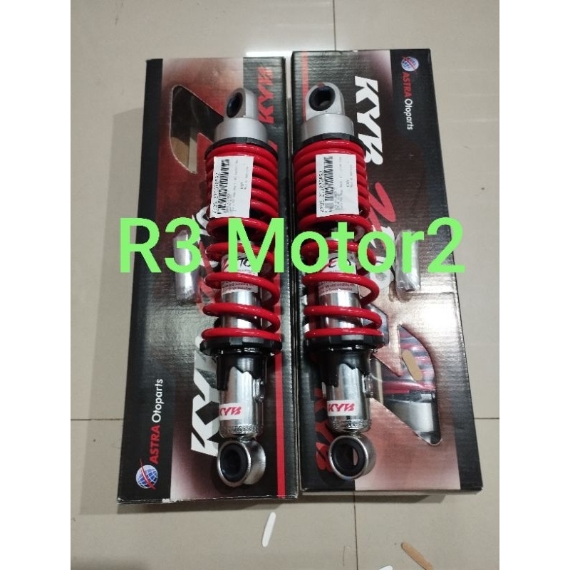 Yukk SHOCKBREAKER SHOCK KAYABA ZETO KYB ZT1070PRZ (merah) ORIGINAL UNTUK MOTOR JUPITER, JUPITER Z