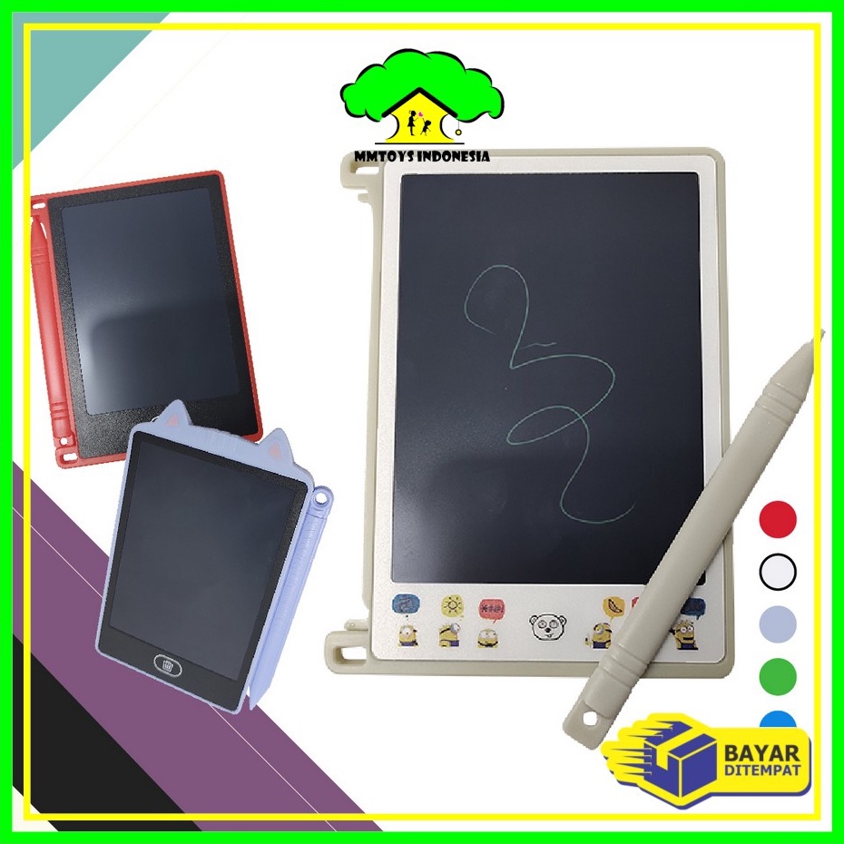 

Diskon Besar MIM298 LCD Writing Tablet 85inch Mainan Papan Tulis Hapus Board Tab Alat tulis Papan Pen Gambar Lukisan Edukasi Anak