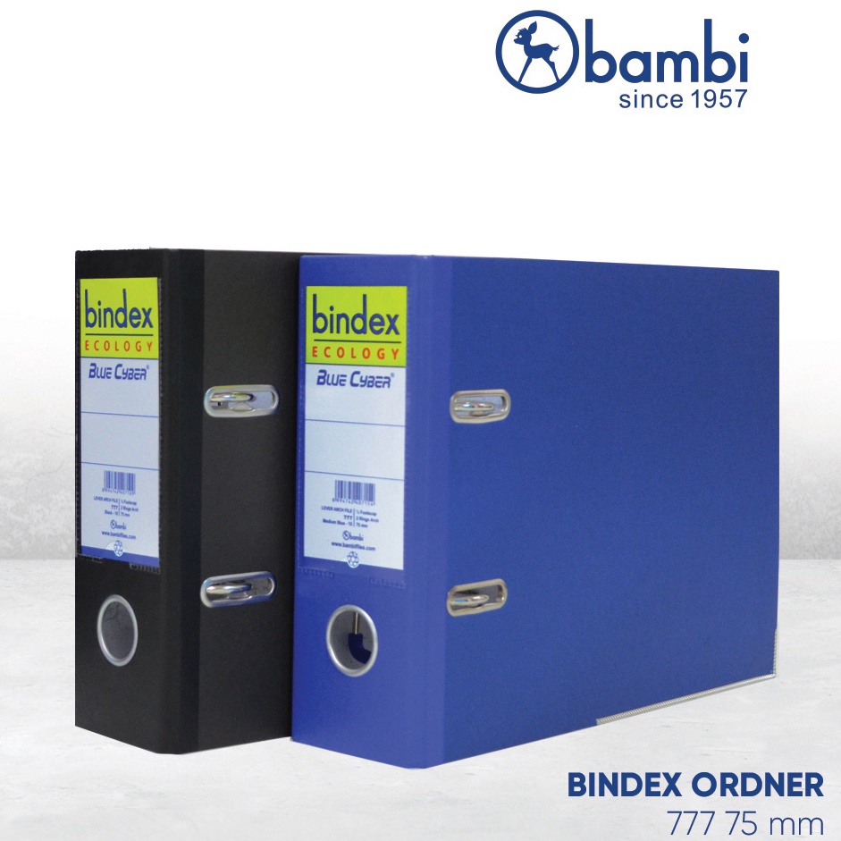 

KODE M2K5 Bindex Ecology Ordner Voucher JUMBO SIZE 75 mm Paper Lever Arch File kode 777
