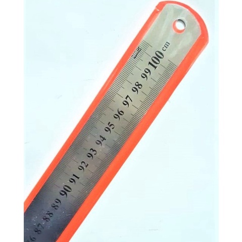 

Buy Now Penggaris Besi Mistar Stainless Ruler 1 cm 1 meter