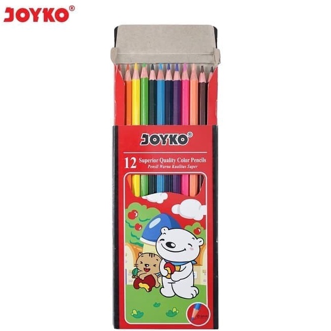 

Obral Puas Pensil Warna Joyko CP12PB Color Pencil 12 Warna