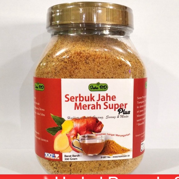 

XG34448 Jahe Merah super RD 33 gram Original JAHE RD