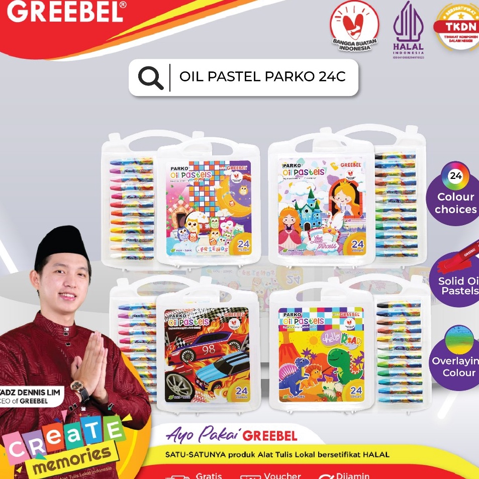 

Baru Termurah PARKO OIL PASTEL isi 24 WARNA PARKO Crayon Krayon Art untuk Sekolah Anak professional