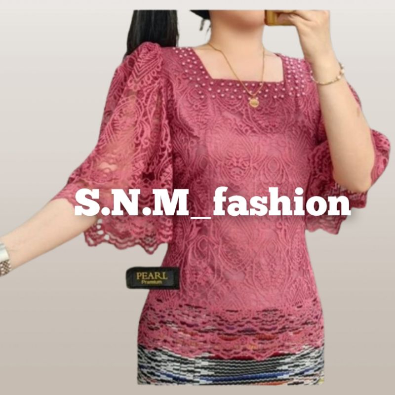 Blouse kebaya semiprancis lengan kalong batak hits TERBARU