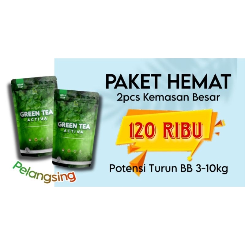 

PAKET HEMAT !! PELANGSING GREEN TEA ACTIVA