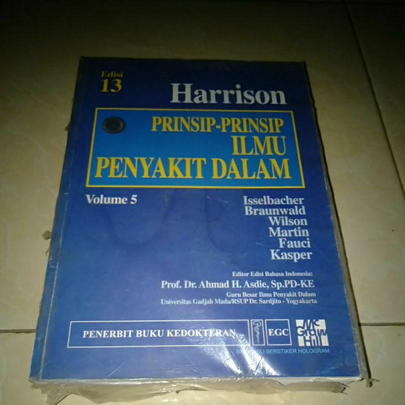 Buku prinsip-prinsip ilmu penyakit dalam harrison edisi 13 volume 5