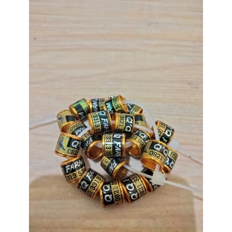 25 biji ring burung merpati roda tinggi