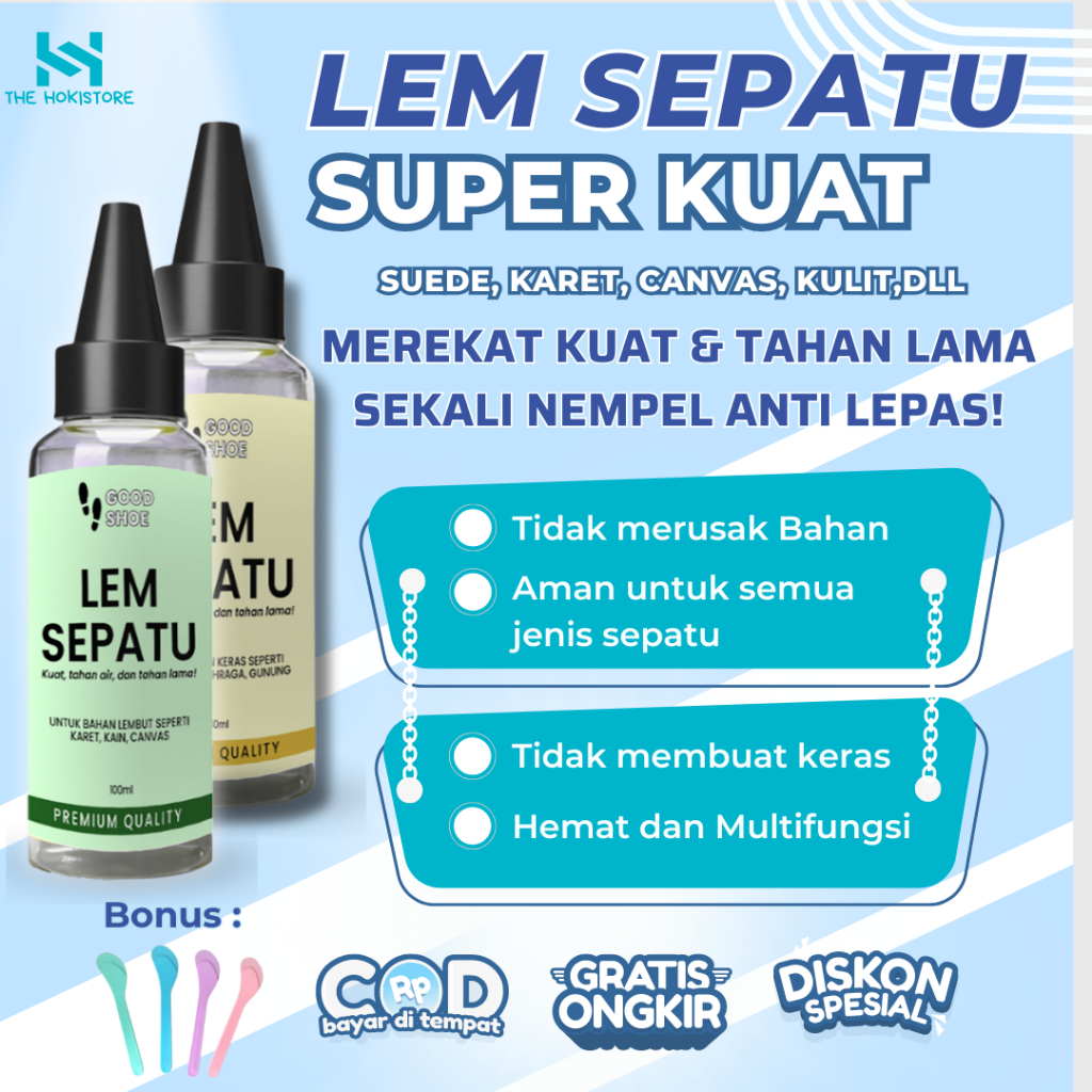 Good Shoe Care / Lem Sepatu Super Kuat / Lem Perbaikan Kuat Tahan Lama Anti Air / Lem Penambal Sepat