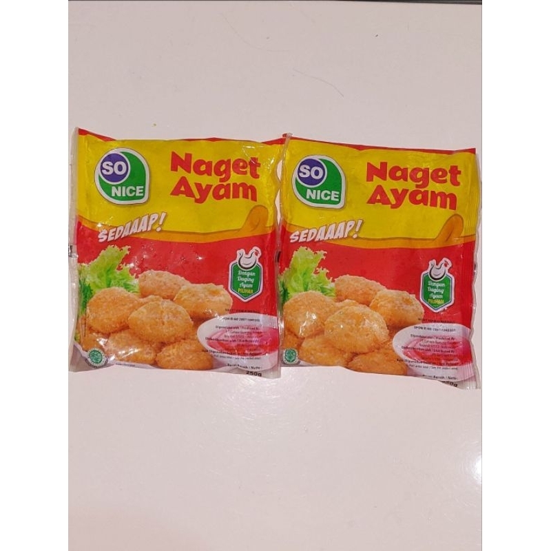 

So Nice Naget Ayam Sedaaap 250gr enak Murah