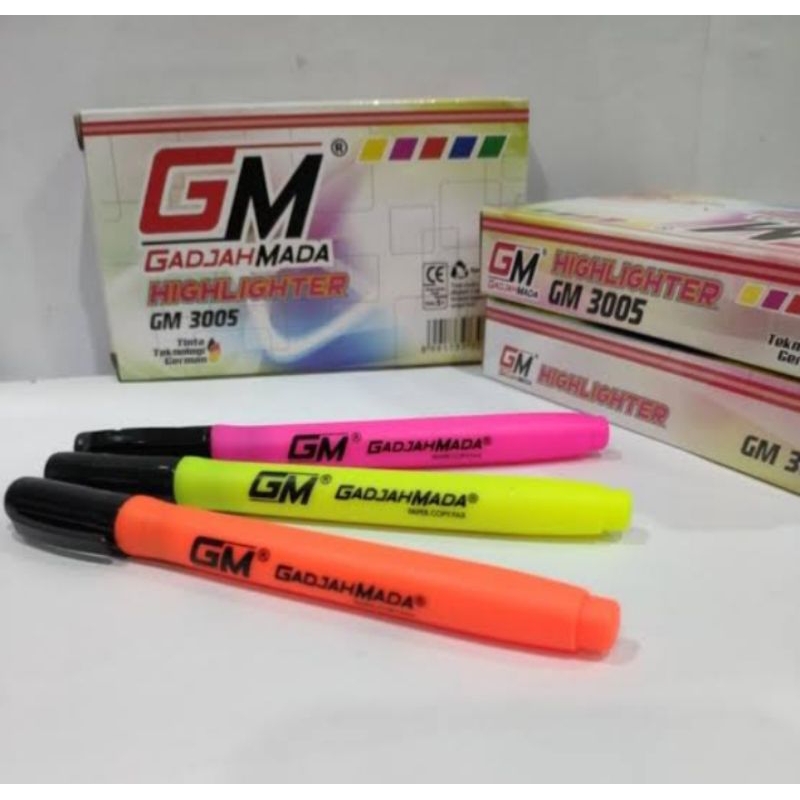 

PROMO HIGHLIGHTER GM 3005 PER 3 PCS