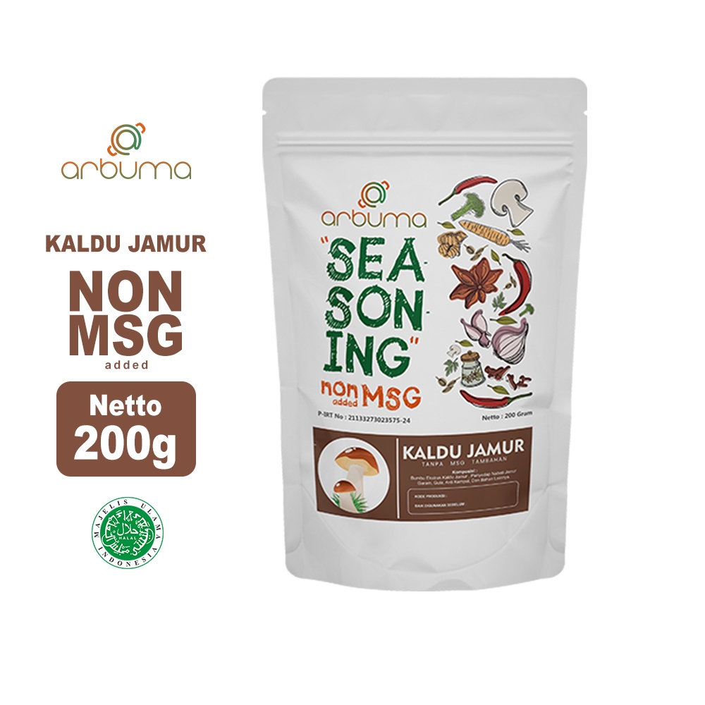 

ARBUMA Seasoning Kaldu Jamur Non MSG 200Gr