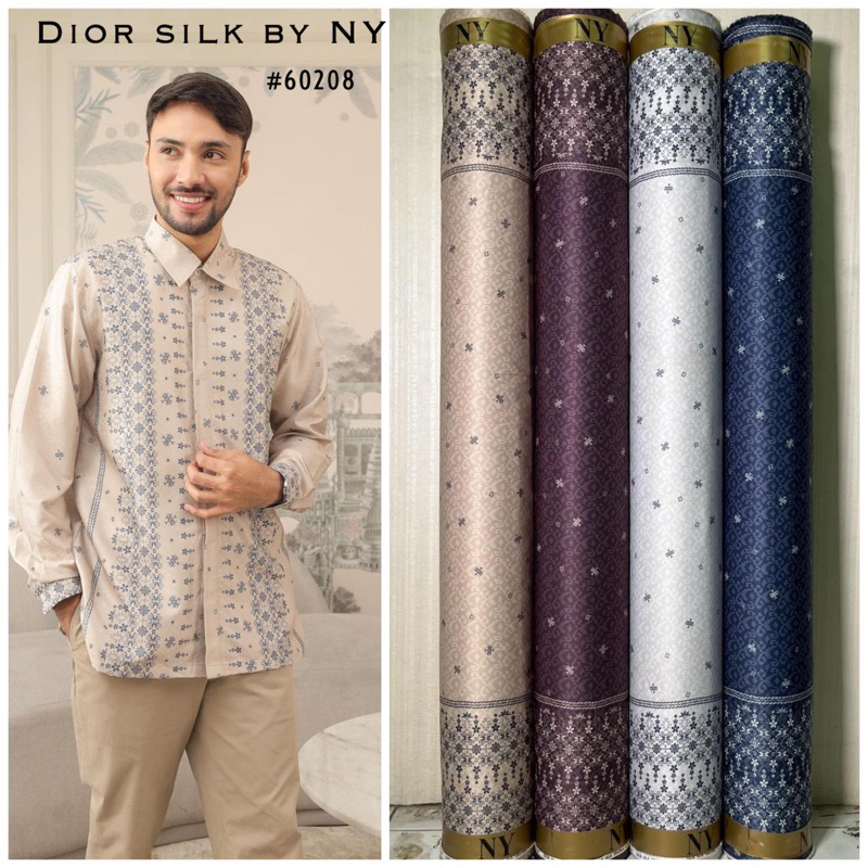 Kain silk Motif EVORA & WHIDIE LL wearing klamby per setengah meter