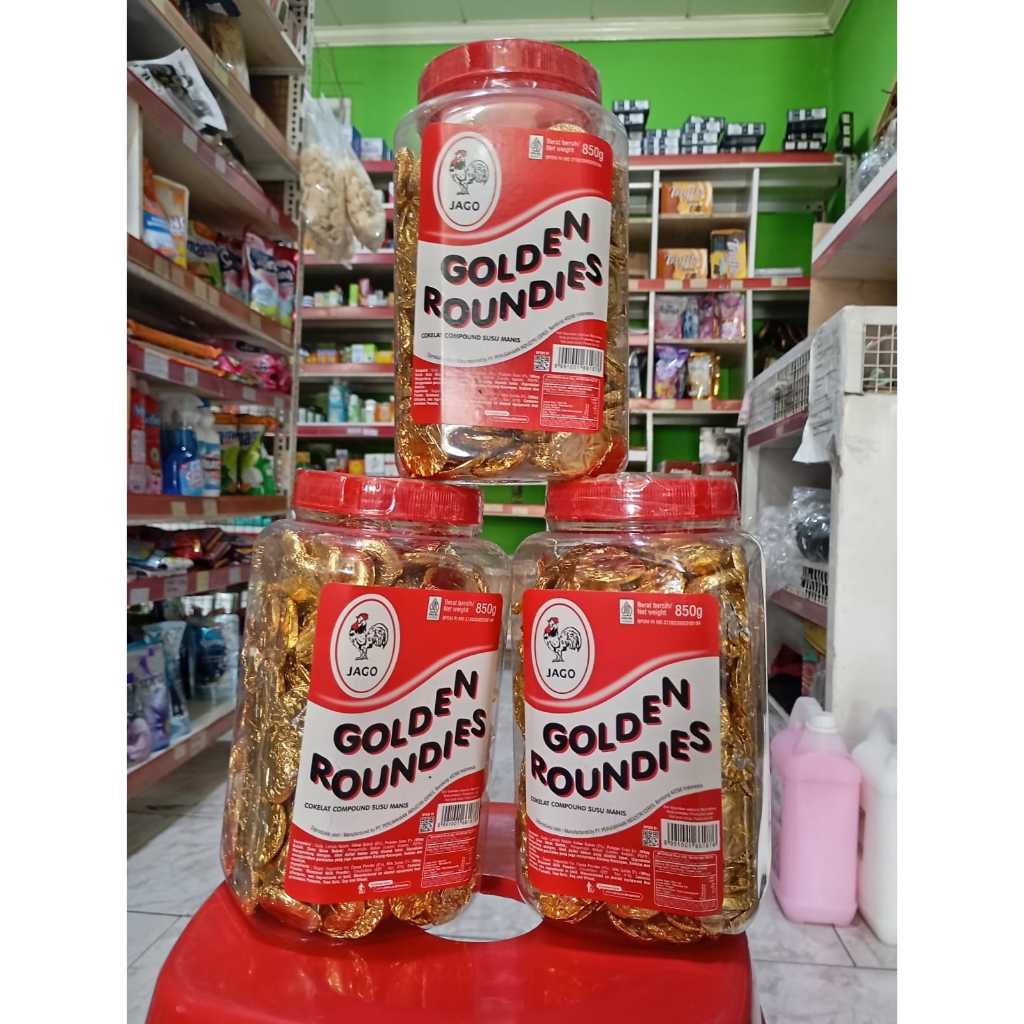 

Coklat Koin Golden Roundies Kemasan 850Gr Cemilan Si buah hati Original