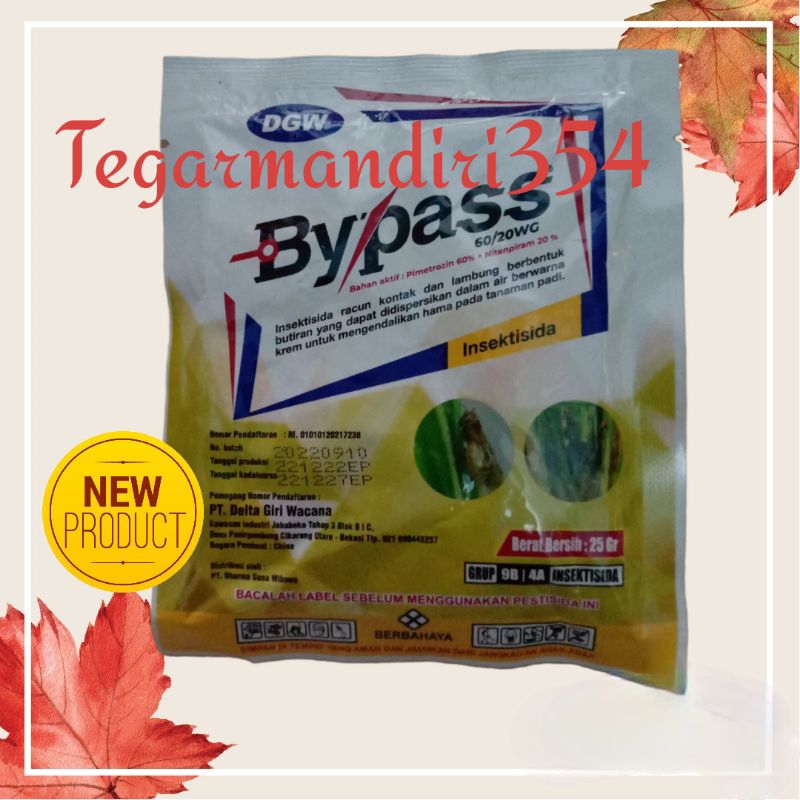 insektisida bypass 25gram obat pembasmi wereng Bypass 25gram by DGW