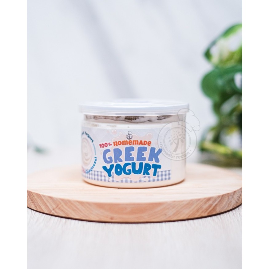 

HOMEMADE GREEK YOGURT NAMASTE RECIPE - PLAIN NO SUGAR 260GR