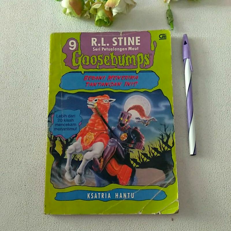 novel Goosebumps RL Stine seri petualangan maut no 9 preloved