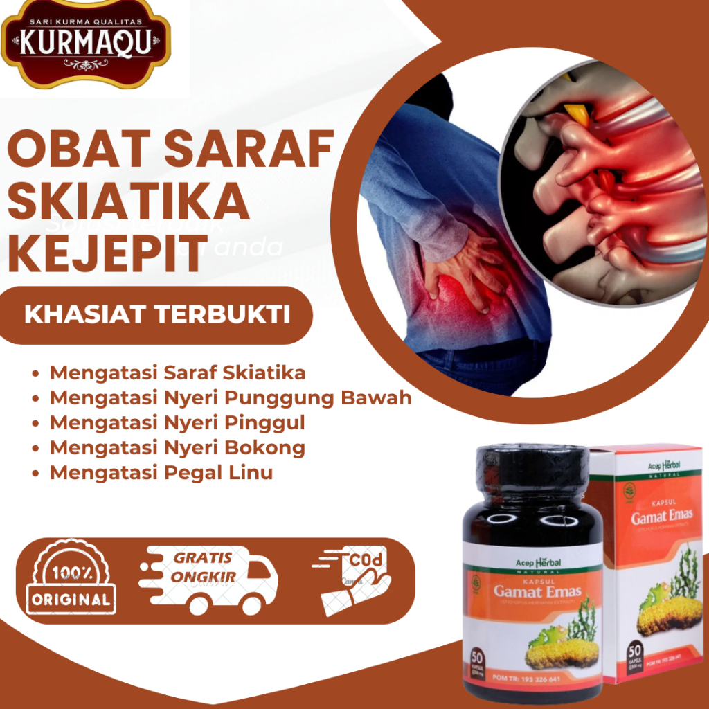 Obat Skiatika, Nyeri Punggung Bawah Menjalar Ke Pinggul, Nyeri Bokong, Saraf Kejepit Bokong, Saraf S