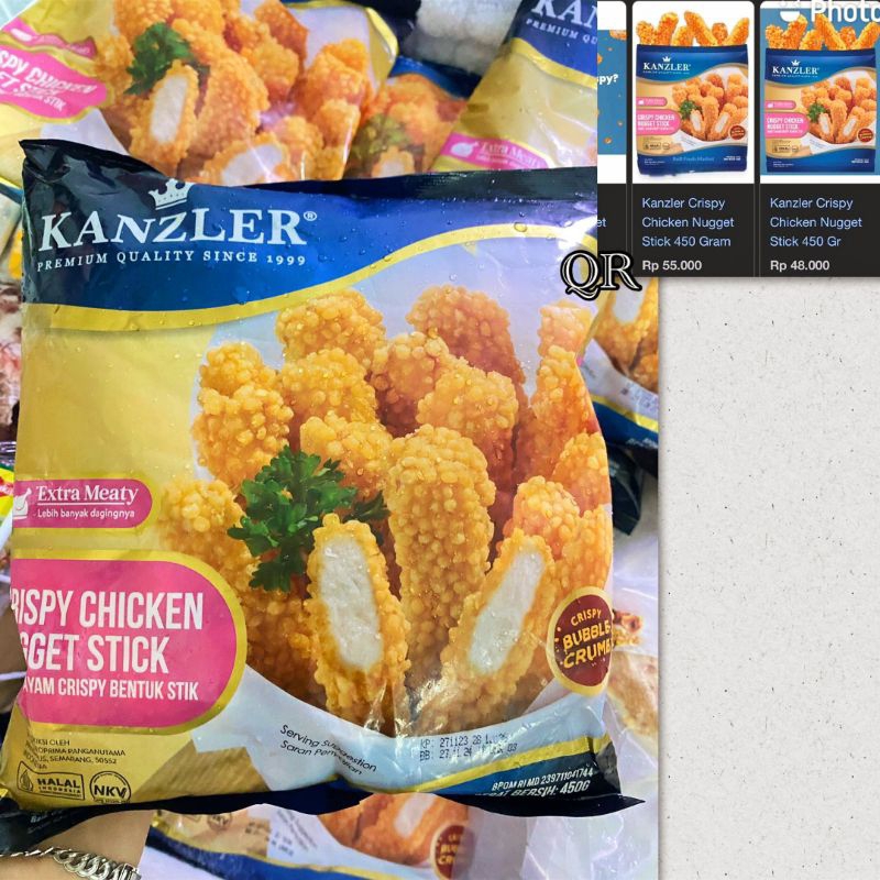 

kenzler nugget stick crispy 450g naget stik