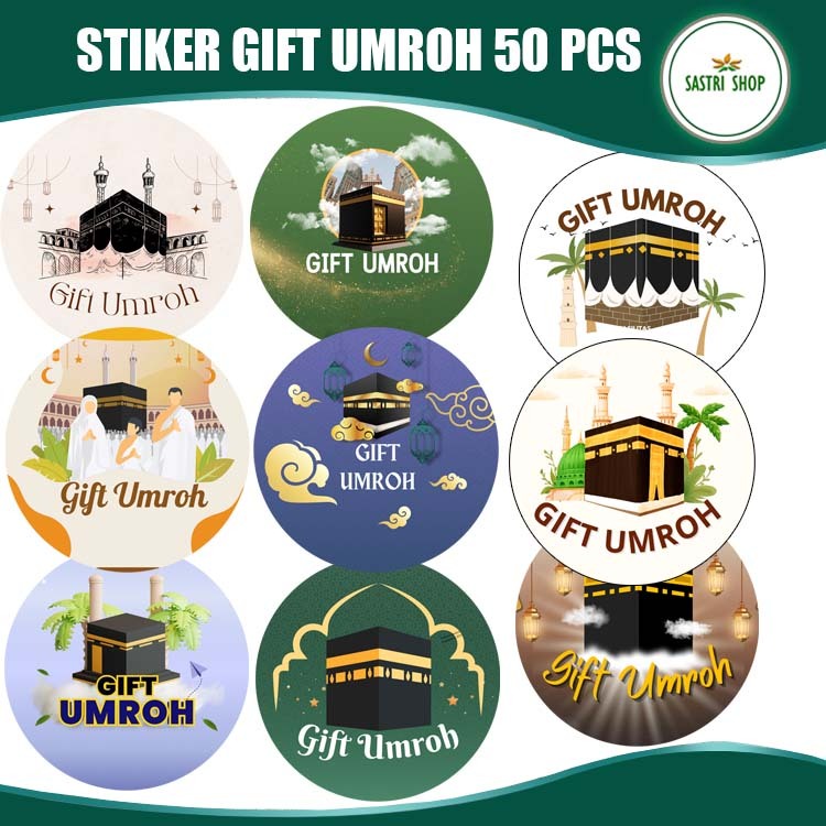 

Stiker Gift Umroh Isi 54 Pcs Ukuran Besar 5 cm! (Bisa Ganti Nama Gift Haji)
