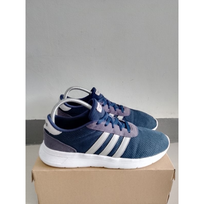 Sepatu Second Branded 4D1D45 Lite Racer Navy Size 44.Sepatu Running  Pria Wanita