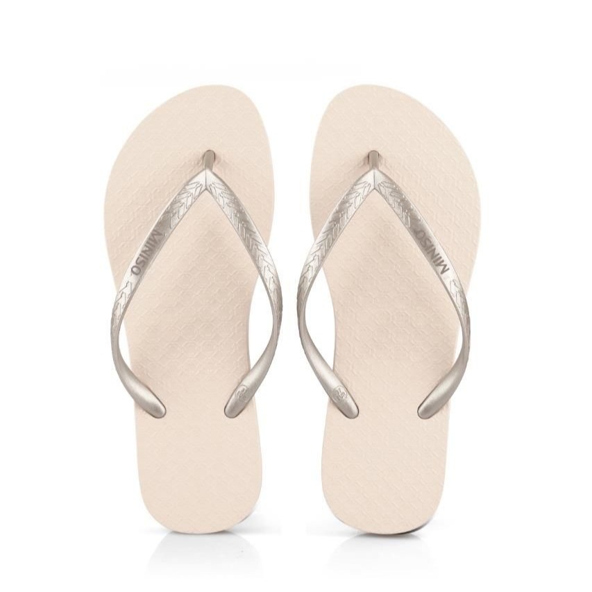 Miniso Womens Sandal Jepit Classic untuk Wanita Miniso - Apricot  35-36