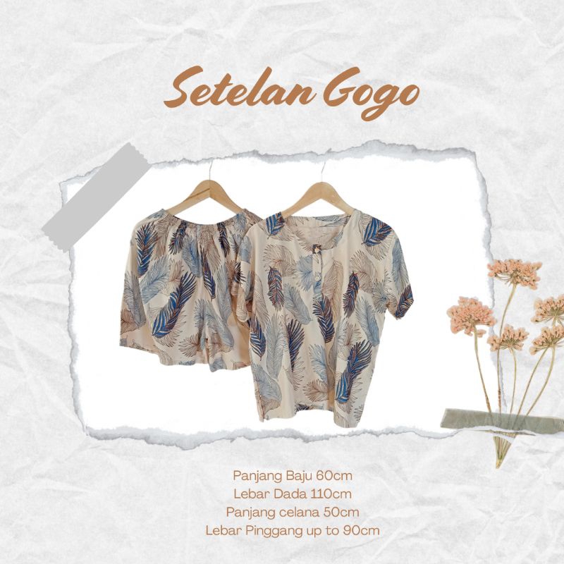 Batik.Waru - Setelan Gogo Murah,celana pendek