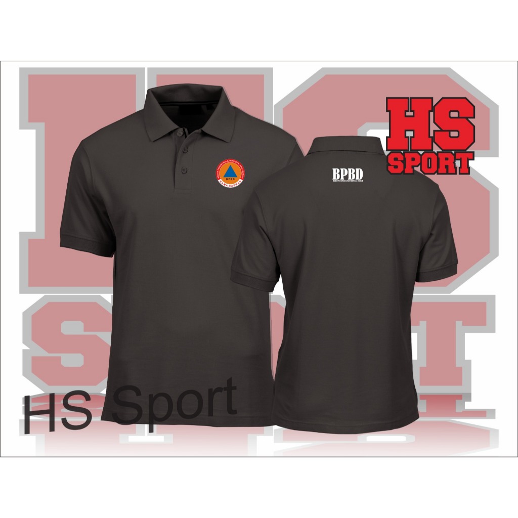 BAJU BPBD - POLO BPBD - BAJU PENANGGULANGAN BENCANA DAERAH - BAJU KERAH BPBD