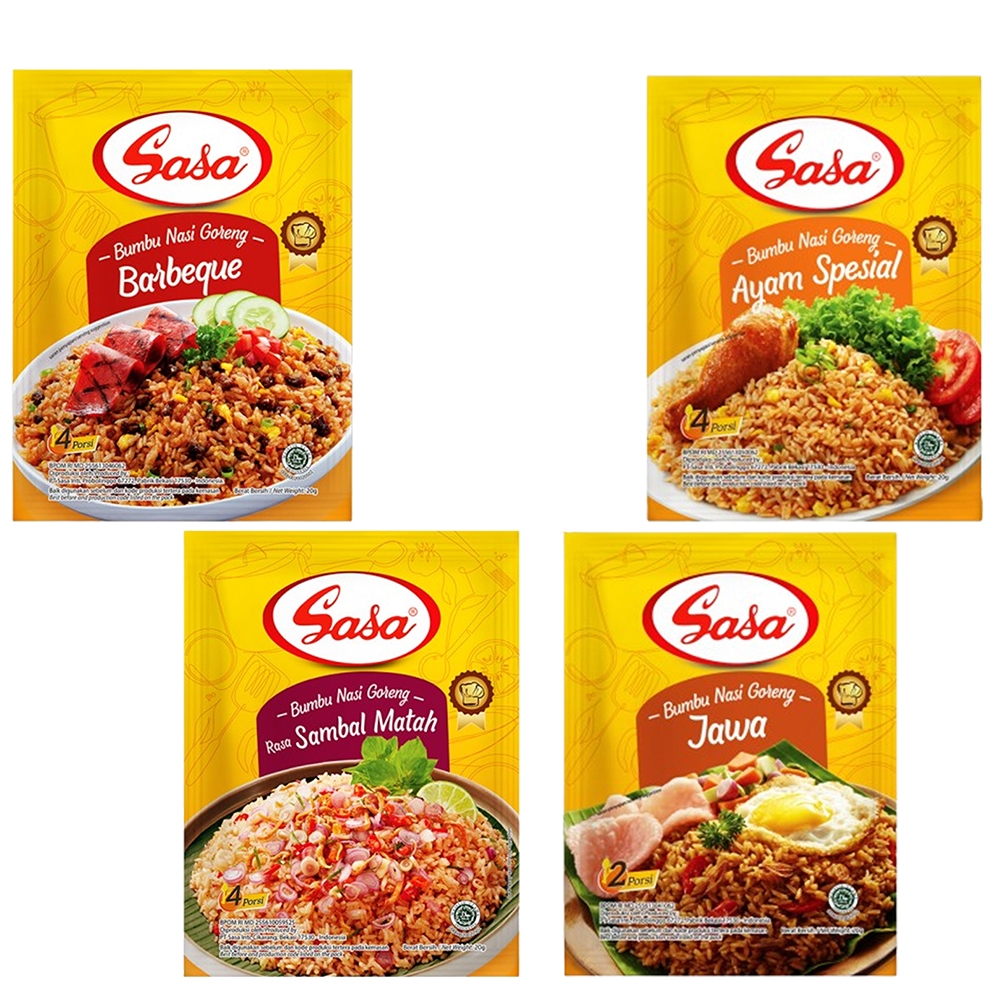 

Sasa Bumbu Nasi Goreng Instan 20gr