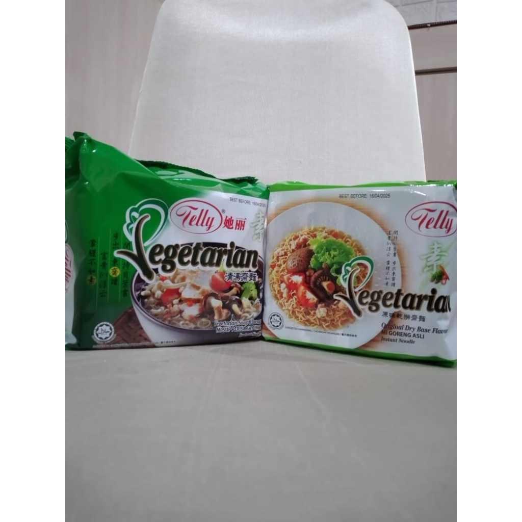 

MIE TELLY VEGETARIAN ISI 5