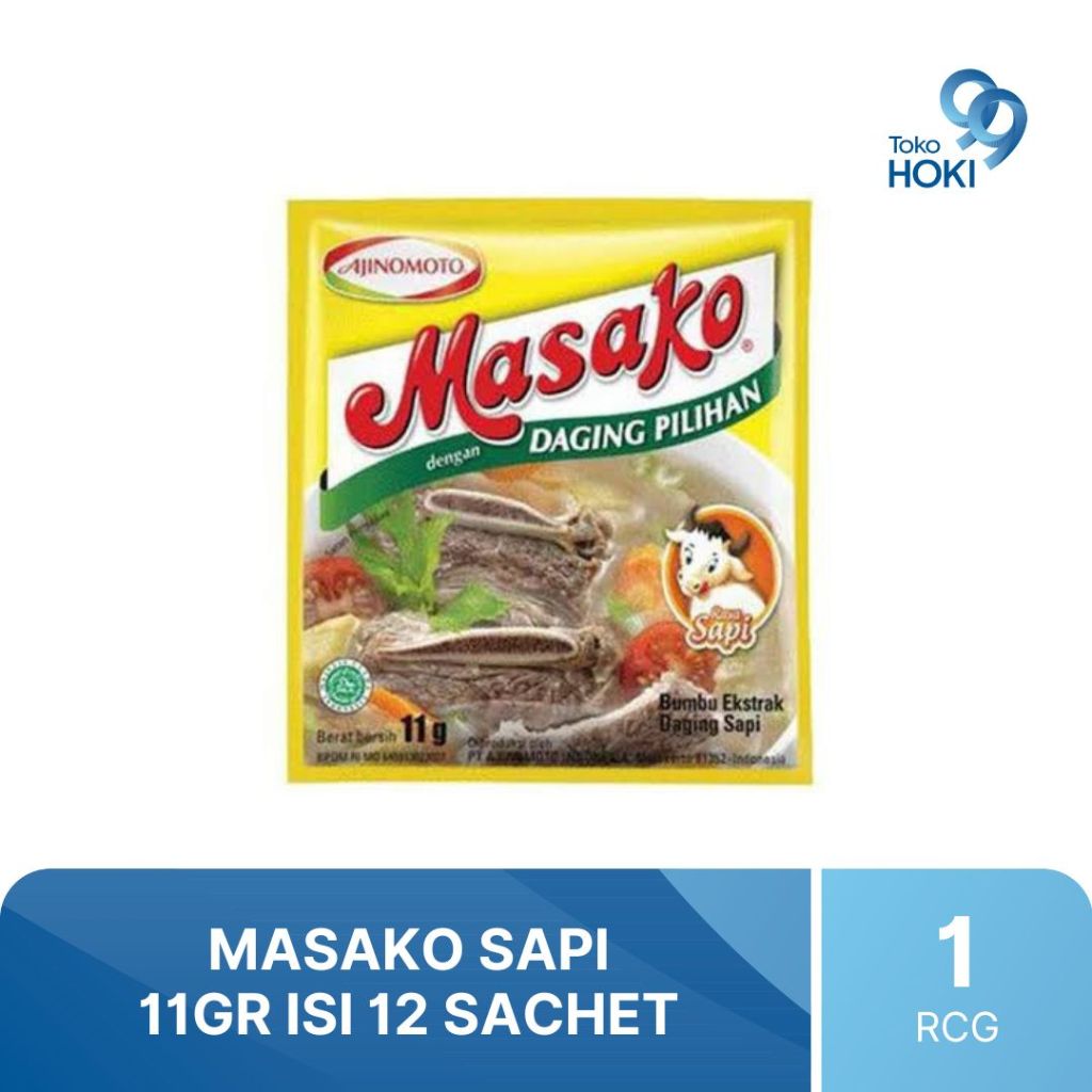 

MASAKO SAPI 11GR ISI 12 SACHET