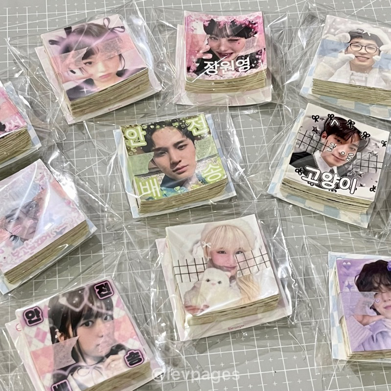 

READY 55 PCS KPOP STICKER MAIL DECO 4x4 cm SVT TBZ ENHTPEN ZB1 IVE LE SSERAFIM (GLOSSY STICKER DECO)N