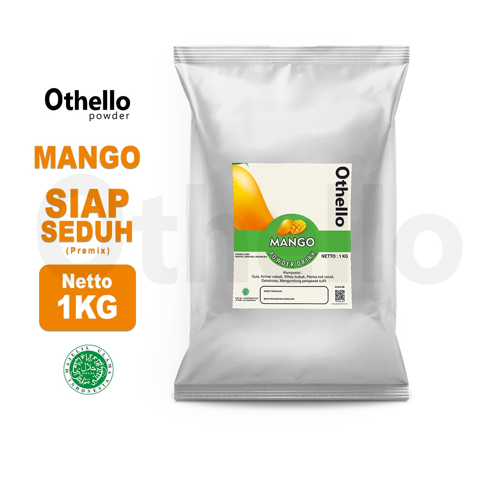 

Othello Powder Drink Bubuk Minuman Rasa Mangga/Mango 1kg Serbuk Manis Premium Enak Kekinian