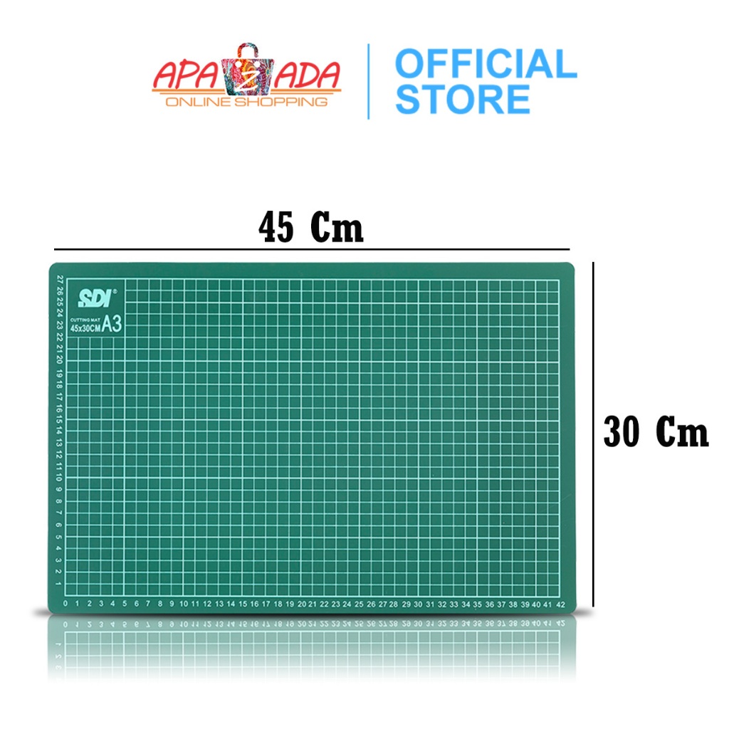 

Apazada - Alas Potong A3 (45cm x 30cm) / Alas Potong Craft Kerajinan / Cutting Mat No.1007