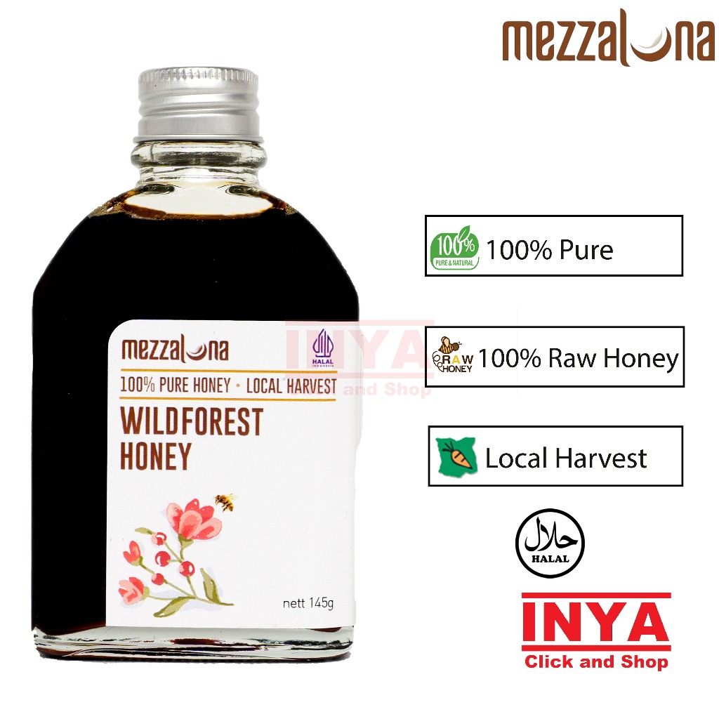 

MEZZALUNA Wildforest Honey 100% Pure Honey 145g - Madu Asli