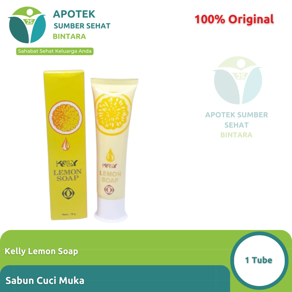Kelly Lemon Soap - Sabun Cuci Muka