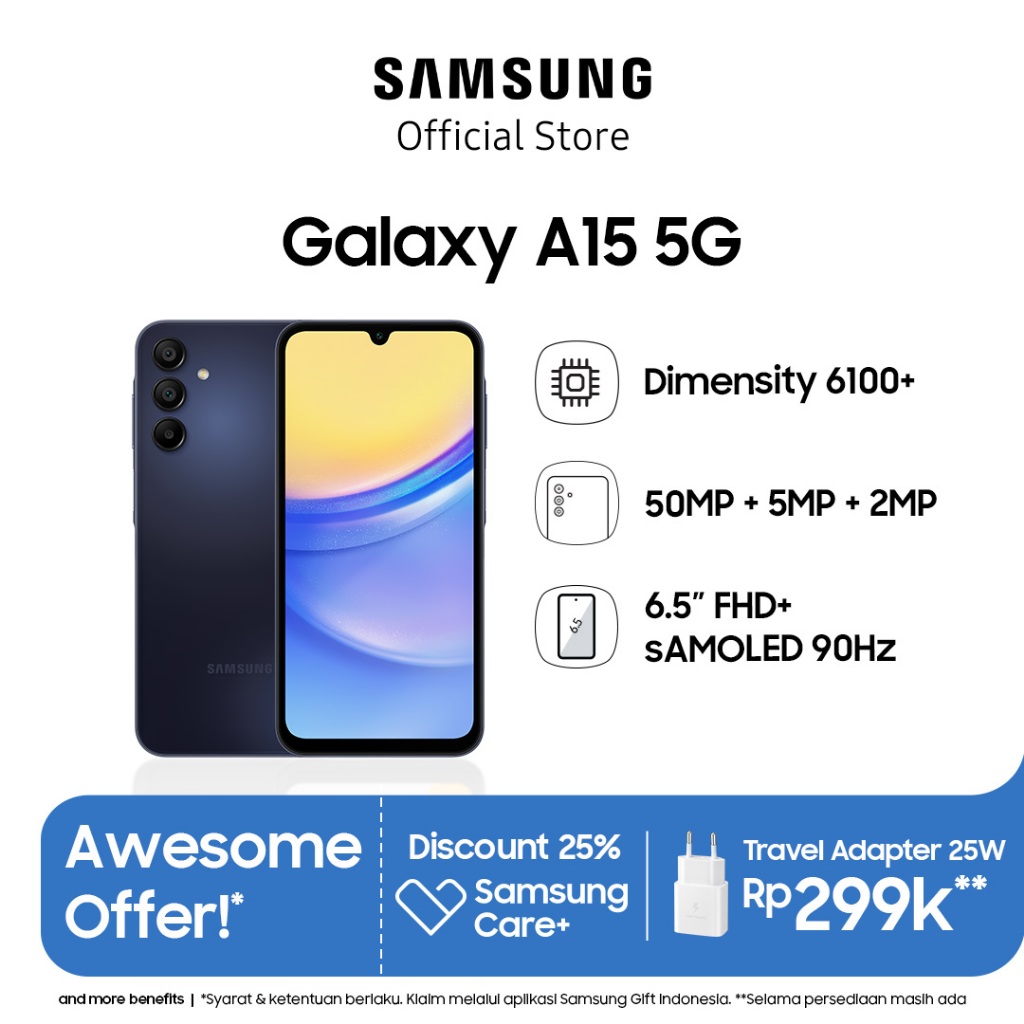 Samsung Galaxy A15 5G 8/256GB - Blue Black