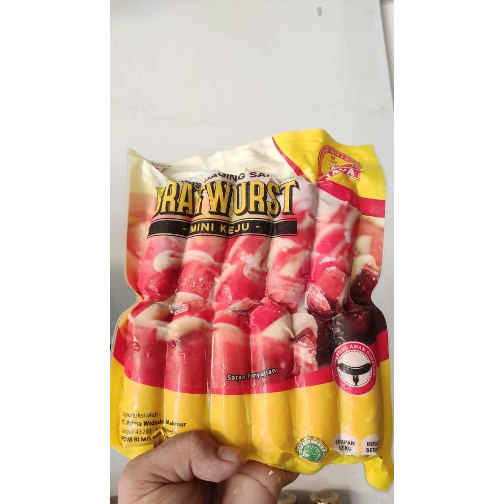 

Java Bratwurst Sosis Bakar Keju Mini (11bj) 500 Gram