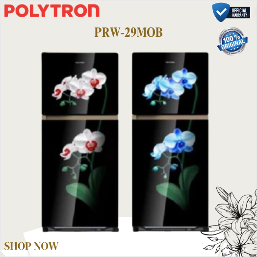 POLYTRON Kulkas 2 Pintu PRW-29MOB 260L/PRW-29MOB/PRW 29MOB/POLYTRON KULKAS 2 PINTU ORIGINAL GARANSI