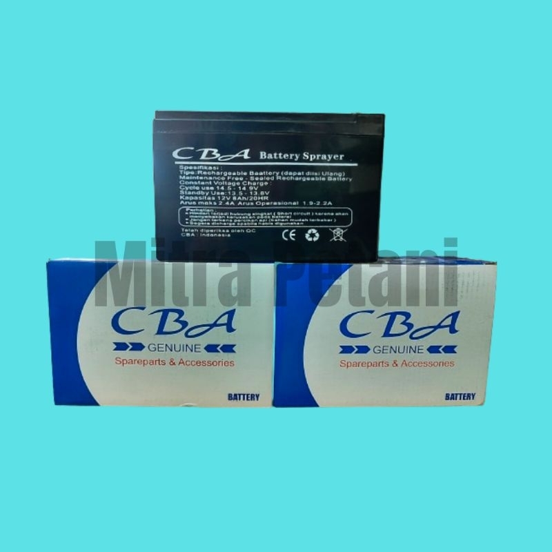 CBA Battery Sprayer Aki kering Tangki Elektrik CBA 12V 8AH Original