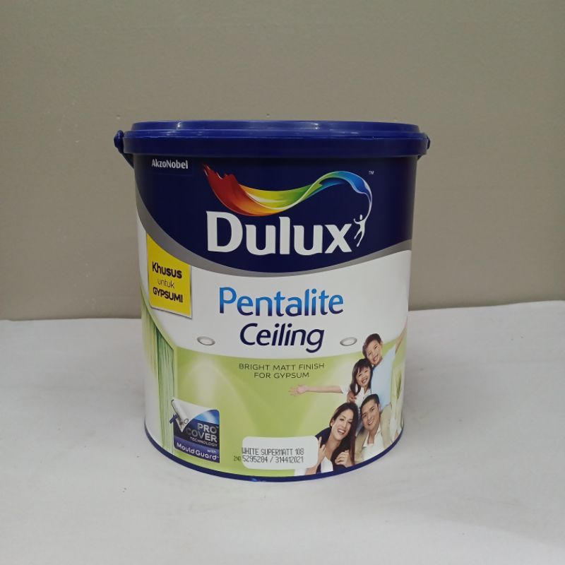 DULUX PENTALITE CEILING/CAT PLAFON GYPSUM/ CAT TEMBOK DALAM PLAFON/CAT DALAM RUMAH/CAT DULUX PENTALI