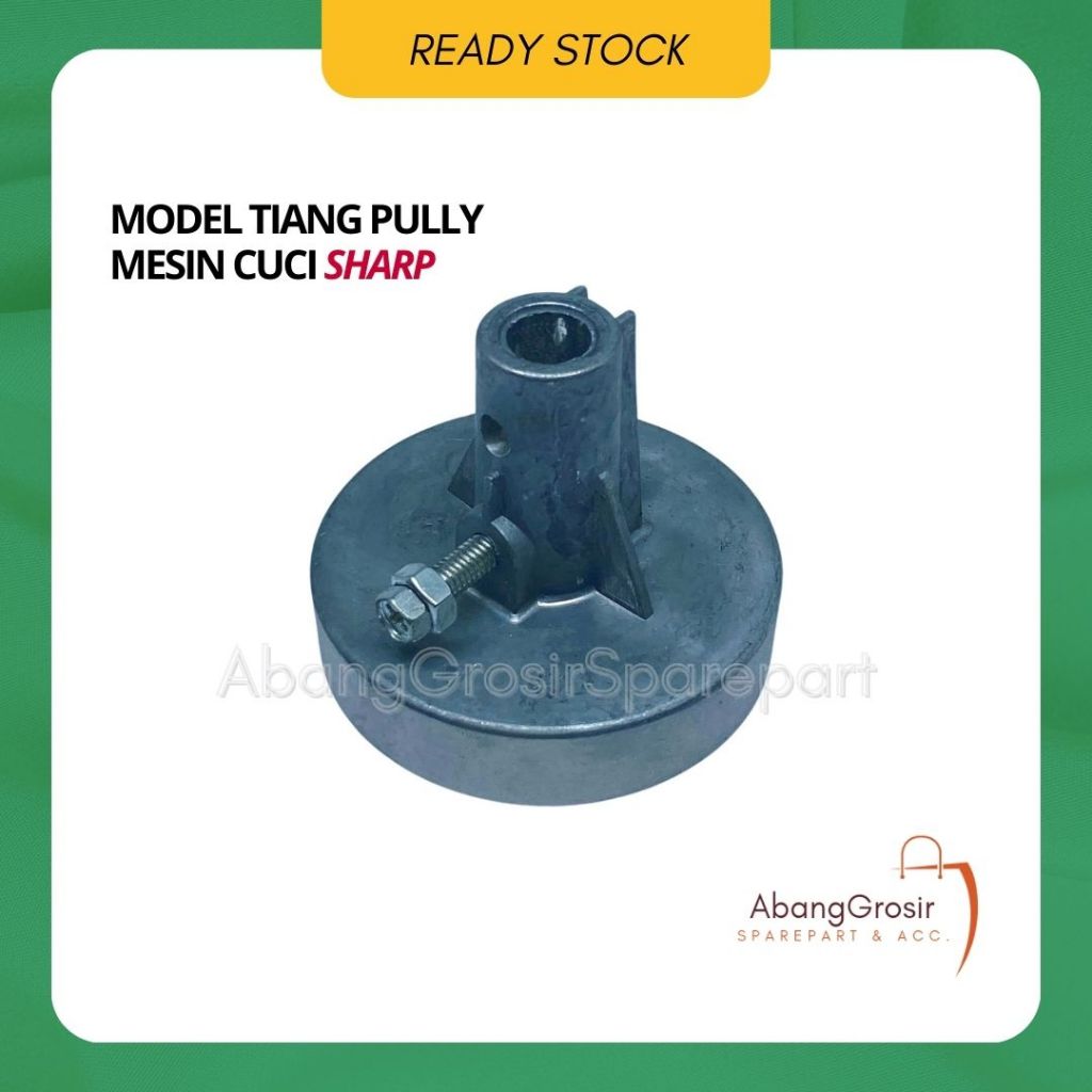 Tiang Pully Mesin Cuci SHARP - Tiang As Puli Dinamo Pengering/Spin Mesin Cuci