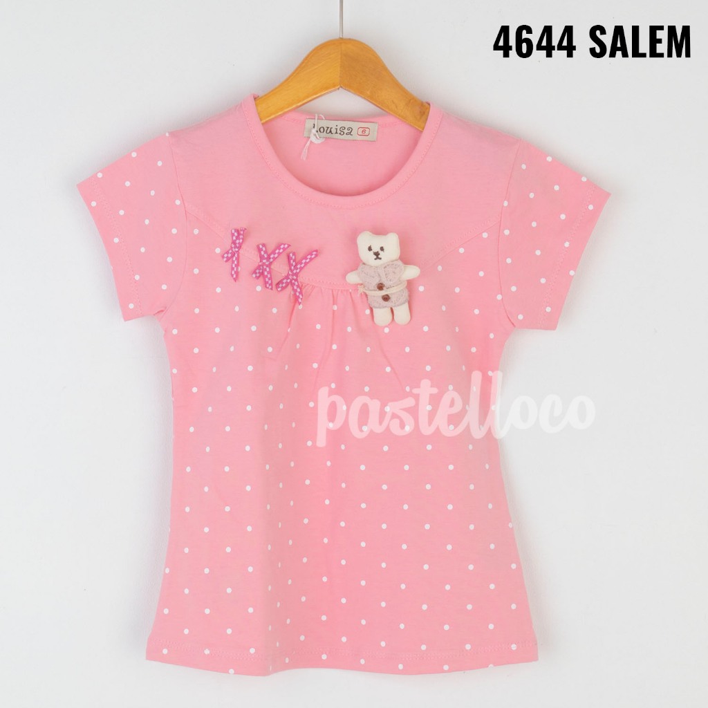 LOUISA Kaos Anak Perempuan Atasan Anak Cewe Lengan Pendek 44595