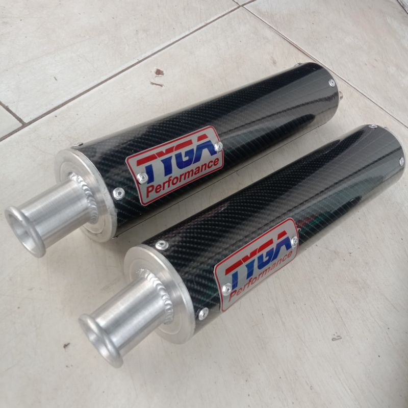 TYGA Exhaust Muffler Ninja 2 stroke Fiz R Rx king Canister only Carbon