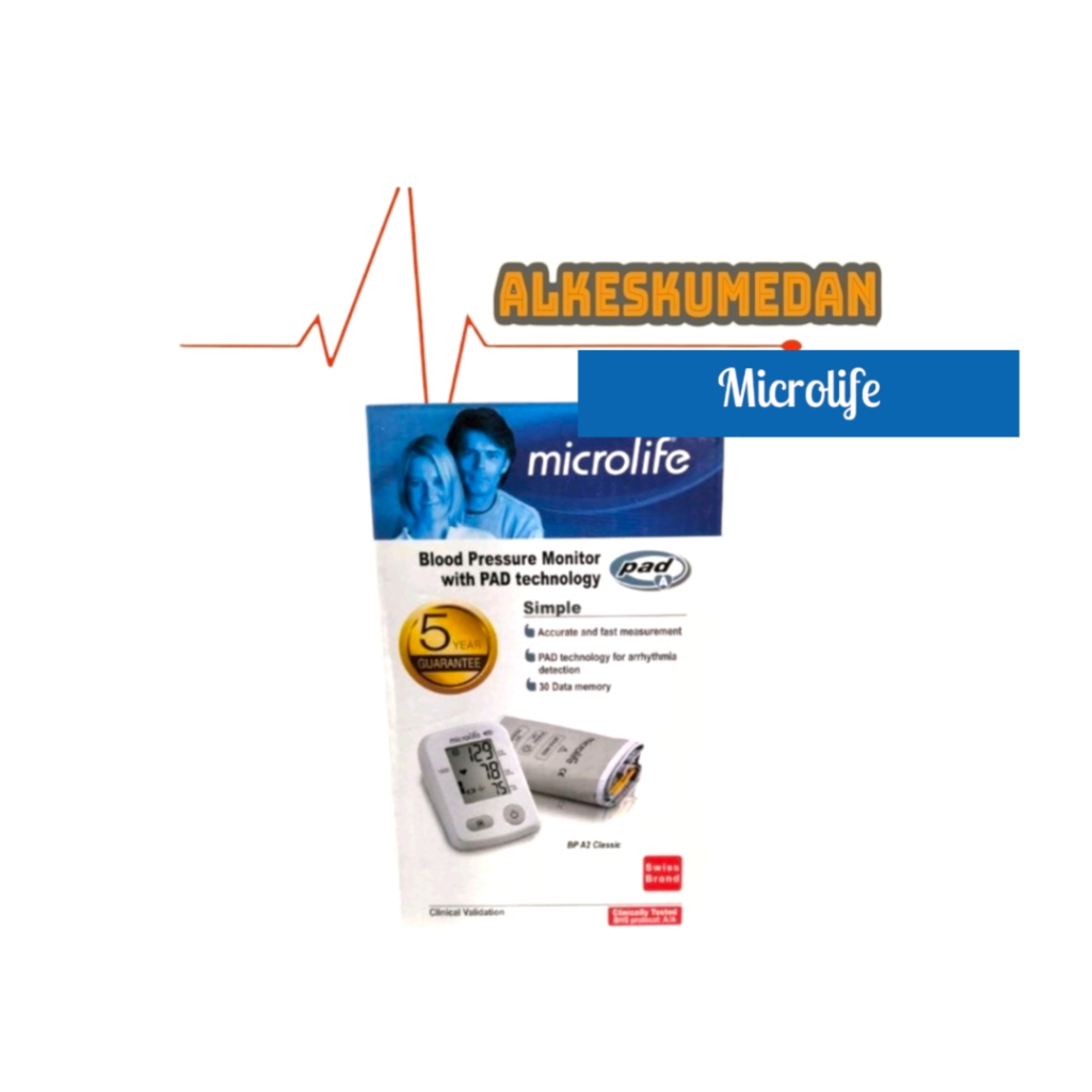 MICROLIFE TENSIMETER DIGITAL BLOOD PRESSURE MONITOR/ALAT TENSI DARAH MICROLIFE/ALAT UKUR TEKANAN DAR