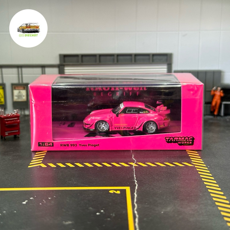 Tarmac Works Porsche RWB 993 Yves Piaget Pink 1:64 - Tarmac RWB Yves Piaget Pink